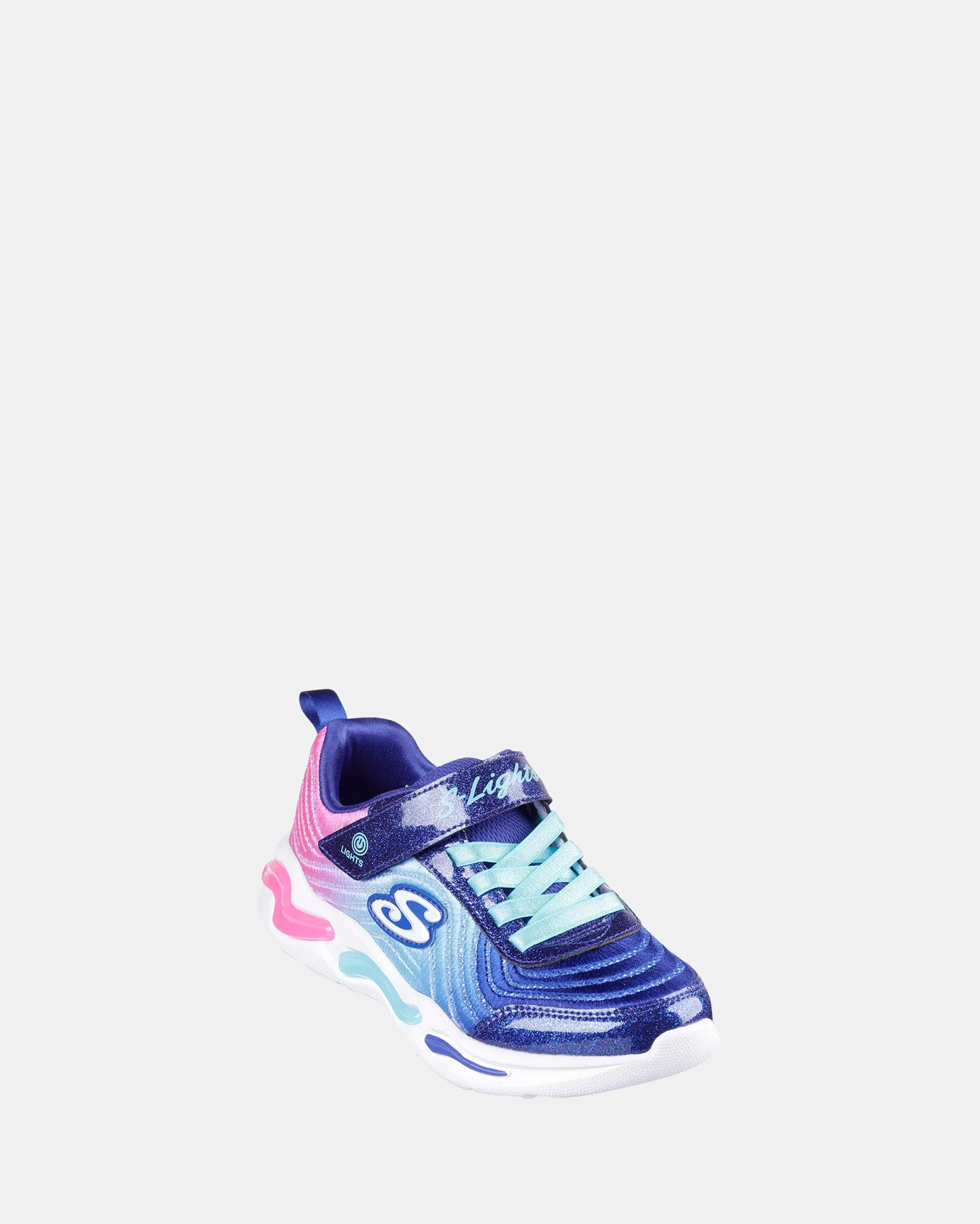 Wavy Beams Ombre Express Navy Multi