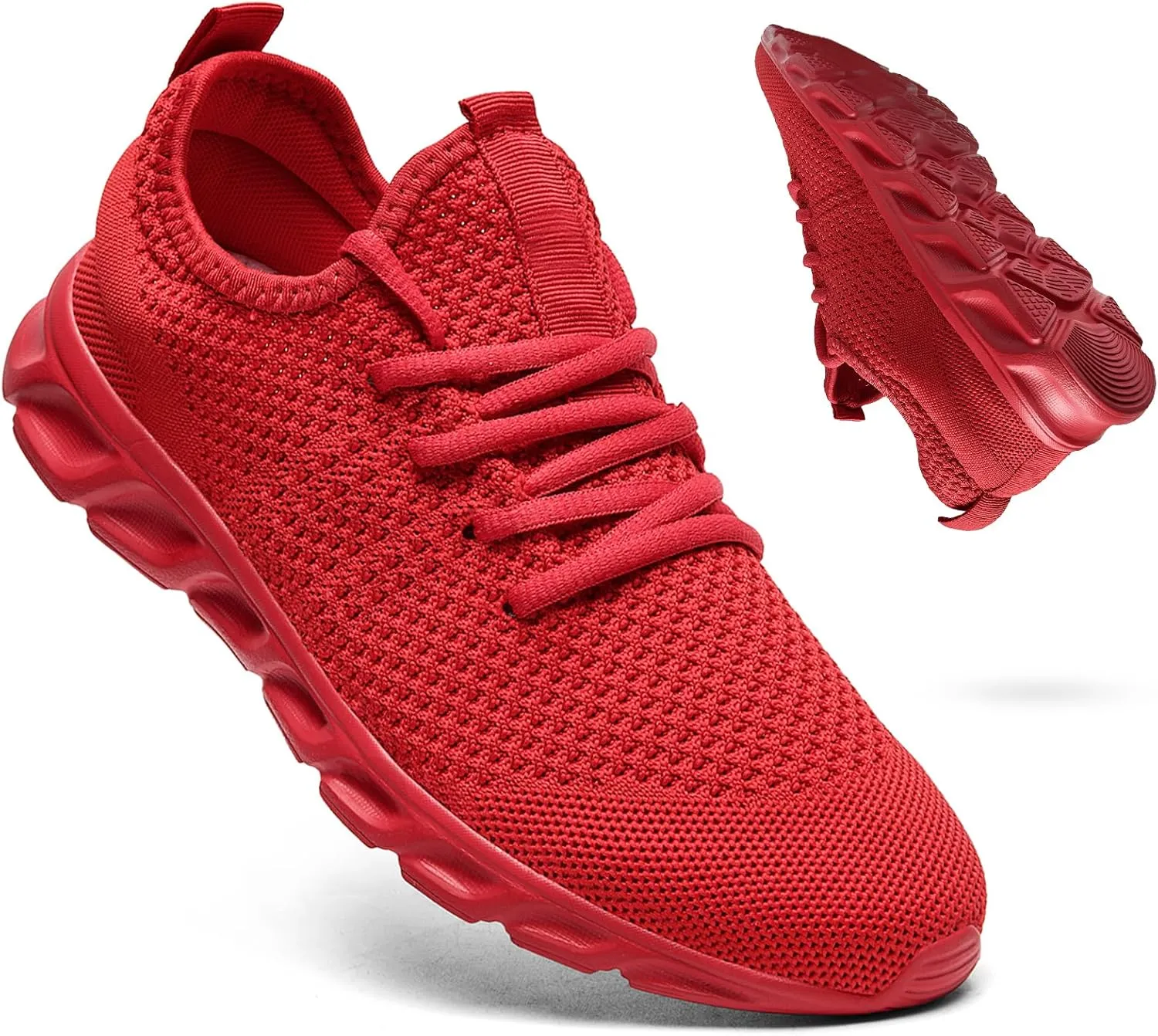 WCIDFY Women & Men Running Tennis Shoes Unisex Slip On Gym Walking Shoes Lightweight Workout Sneakers Daily Footwear Traveling