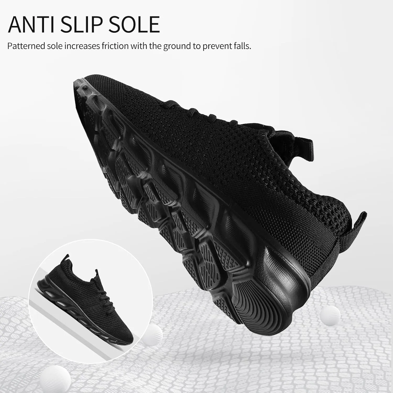 WCIDFY Women & Men Running Tennis Shoes Unisex Slip On Gym Walking Shoes Lightweight Workout Sneakers Daily Footwear Traveling