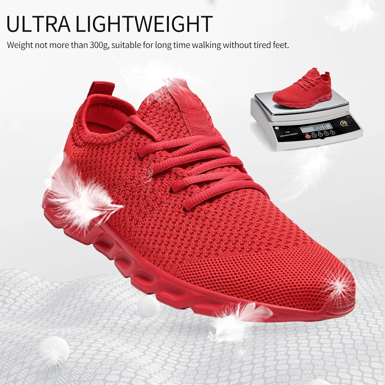 WCIDFY Women & Men Running Tennis Shoes Unisex Slip On Gym Walking Shoes Lightweight Workout Sneakers Daily Footwear Traveling