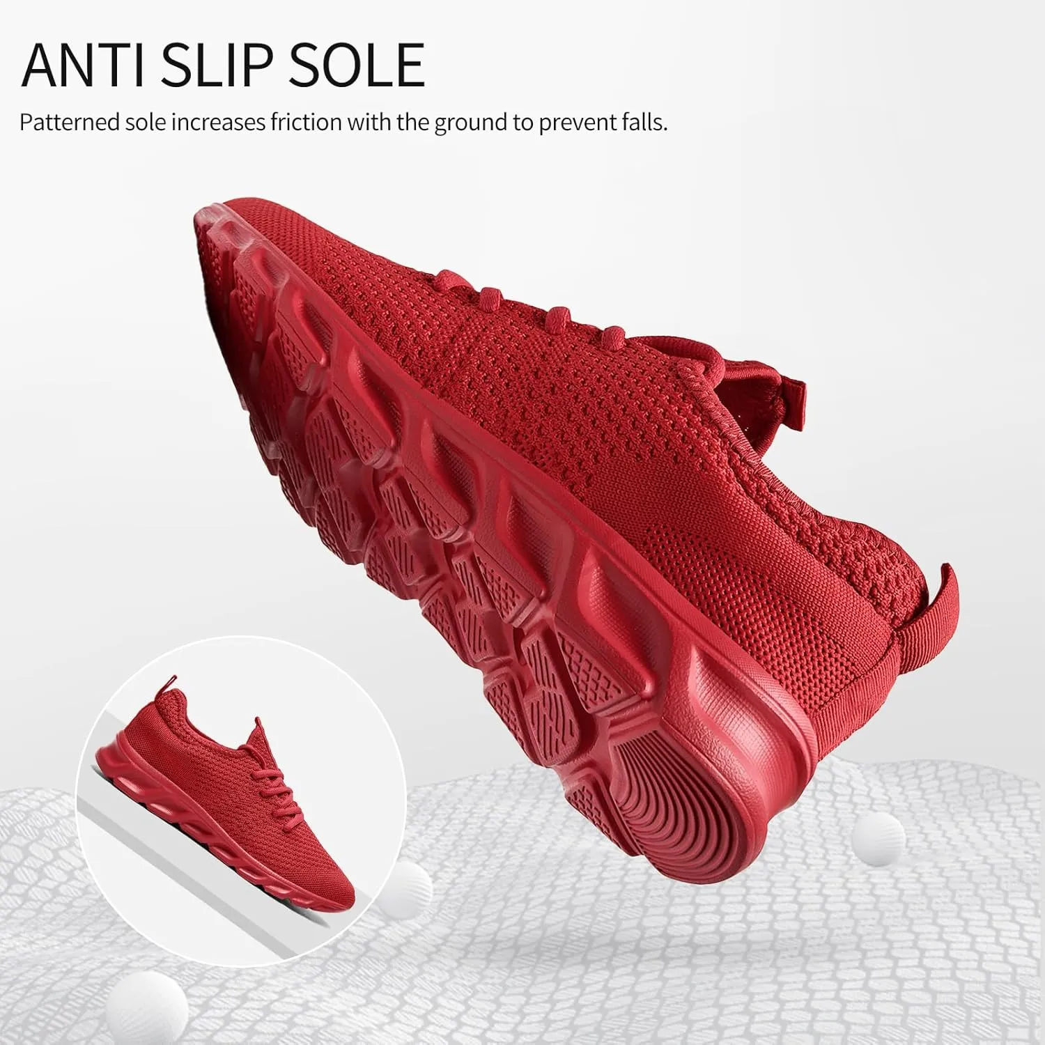 WCIDFY Women & Men Running Tennis Shoes Unisex Slip On Gym Walking Shoes Lightweight Workout Sneakers Daily Footwear Traveling