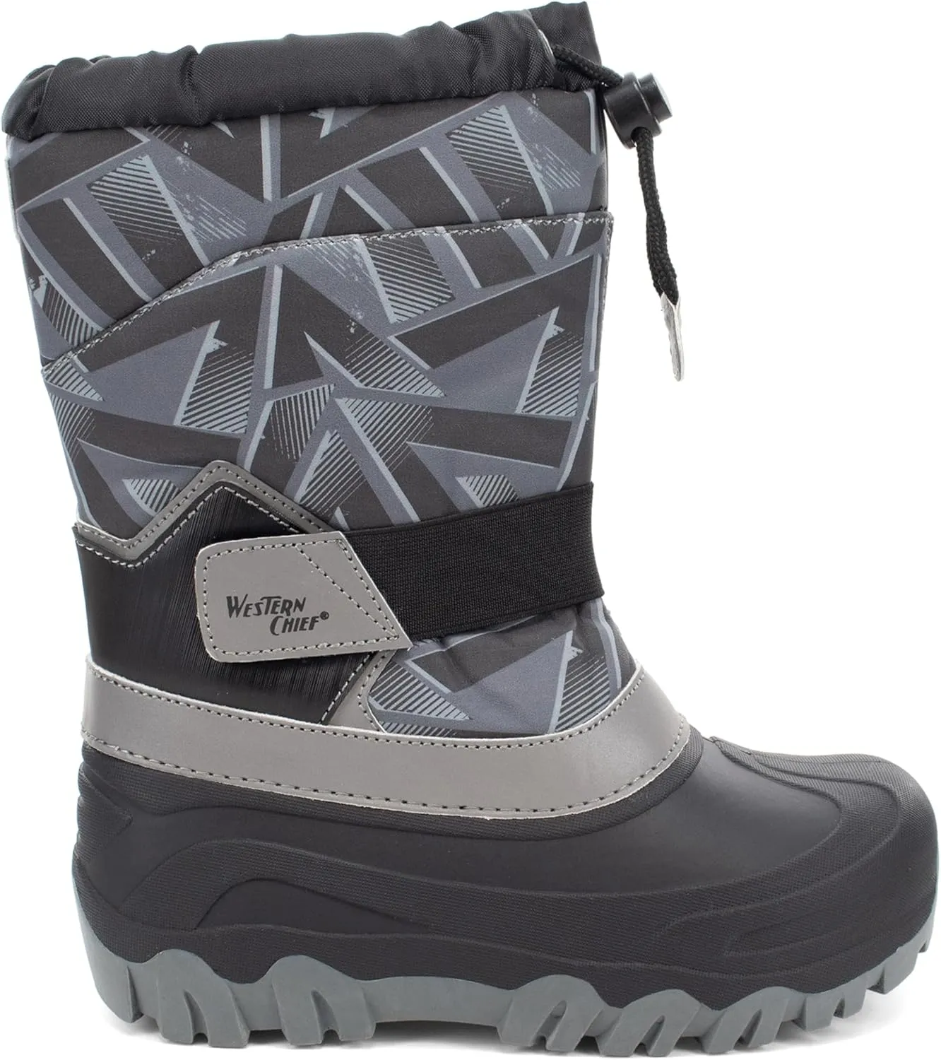 Western Chief Kids Blizzard Youth Snow Boots – Waterproof, Insulated, Warm, & Reflective Winter Boots for Girls & Boys – Cold Weather Snow Boots for Kids