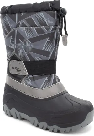 Western Chief Kids Blizzard Youth Snow Boots – Waterproof, Insulated, Warm, & Reflective Winter Boots for Girls & Boys – Cold Weather Snow Boots for Kids