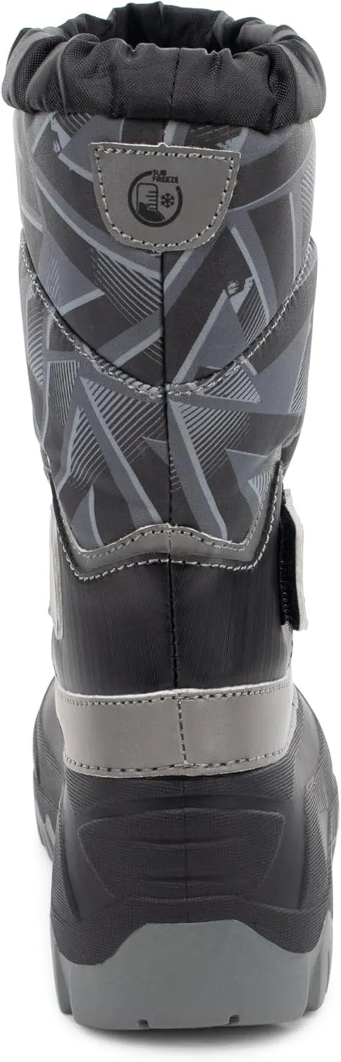 Western Chief Kids Blizzard Youth Snow Boots – Waterproof, Insulated, Warm, & Reflective Winter Boots for Girls & Boys – Cold Weather Snow Boots for Kids