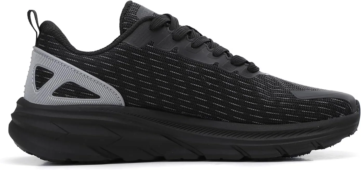 Wide Toe Box Shoes for Men | Men's Wide Walking Shoes Comfortable | Running Shoes Extra Wide Width Cushioned | Wide Sneakers Breathable for Tennis Gym WorkOut Fasciitis Swelling Bunion Plantar