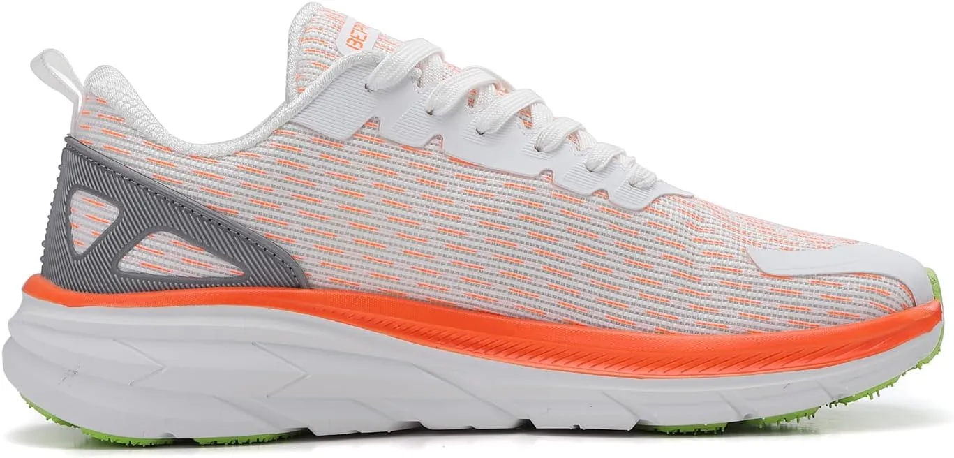 Wide Toe Box Shoes for Men | Men's Wide Walking Shoes Comfortable | Running Shoes Extra Wide Width Cushioned | Wide Sneakers Breathable for Tennis Gym WorkOut Fasciitis Swelling Bunion Plantar
