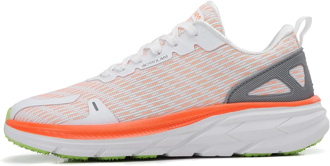 Wide Toe Box Shoes for Men | Men's Wide Walking Shoes Comfortable | Running Shoes Extra Wide Width Cushioned | Wide Sneakers Breathable for Tennis Gym WorkOut Fasciitis Swelling Bunion Plantar