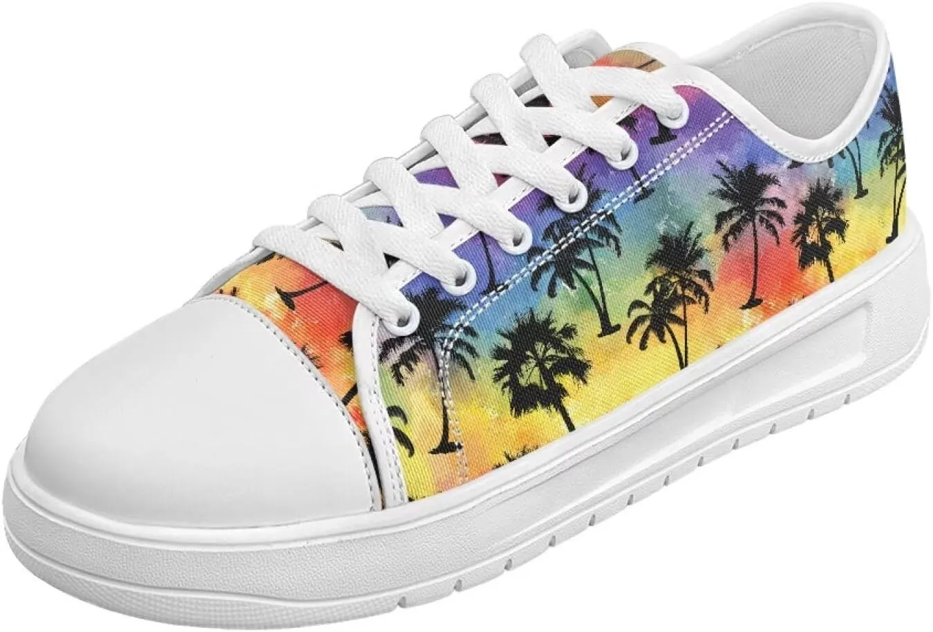Womens Canvas Sneakers Flower Shoes for Women Lightweight & Comfort Casual Shoes