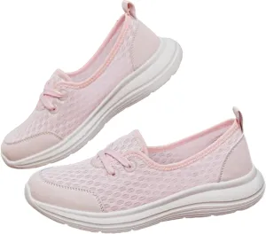 Women's Casual Lightweight Soft Sole Mesh Comfort Orthopedic Shoes, 2024 New Walking Slip On Flats with Arch Support