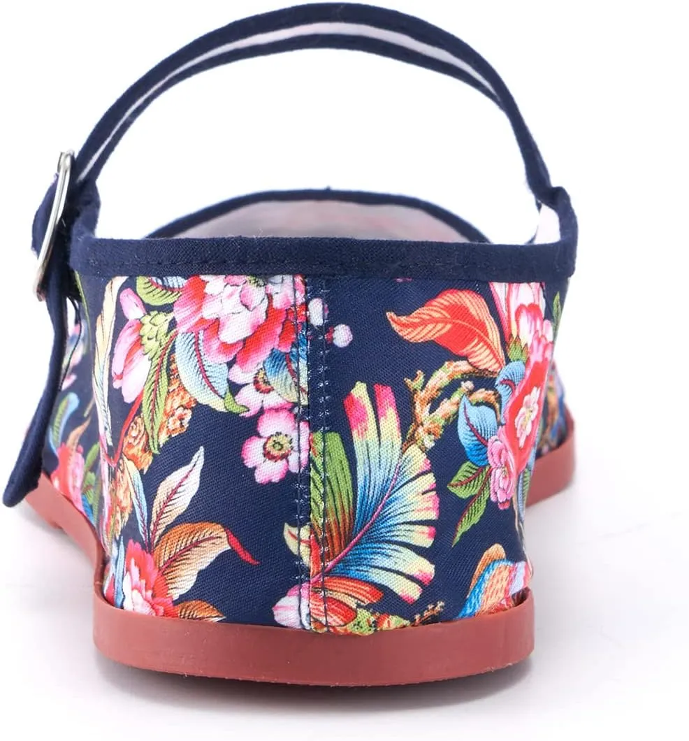 Womens Classic China Flats, Casual China Doll Shoes, Cotton Mary Janes, Chinese Tai Chi Shoes