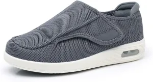 Women's Diabetic Shoes for Women Wide Width Elderly Shoes with Adjustable Closure Breathable Lightweight Swollen Feet Walking Edema Sneakers