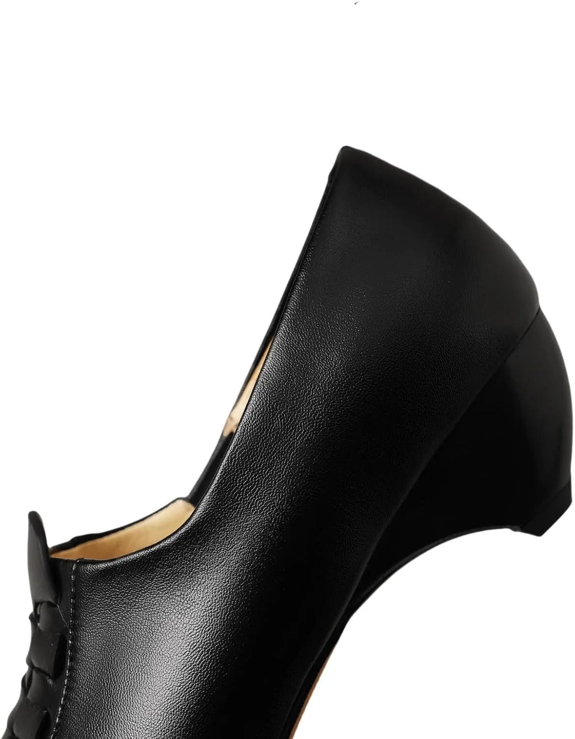 Women's Genuine Leather Weave Pointed Toe Handmade Comfortable Slip On Loafers Pumps