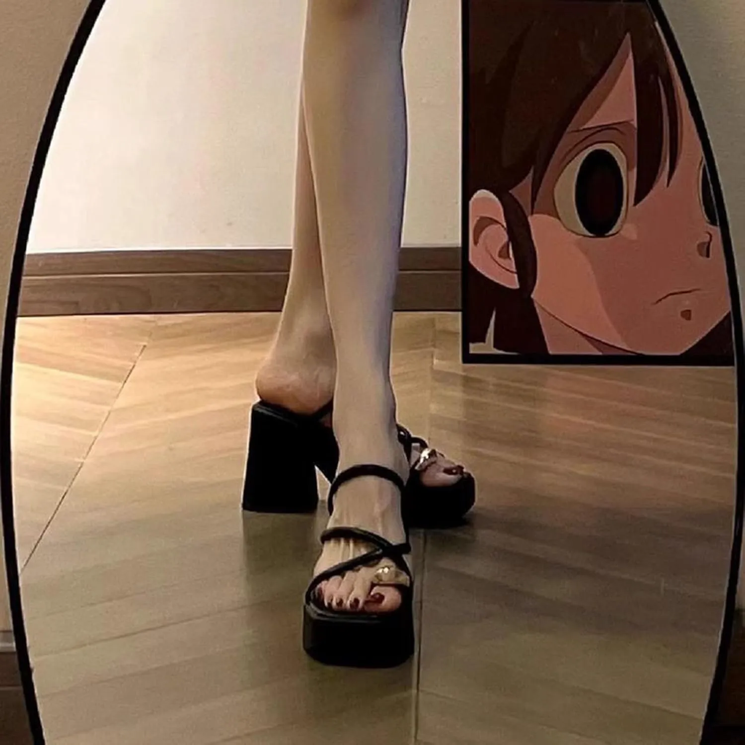 Womens Platform Chunky Heel Sandals Sexy Cross Straps Block Y2K Heeled Sandal Open Toe Heels Flip Flops Summer 2025