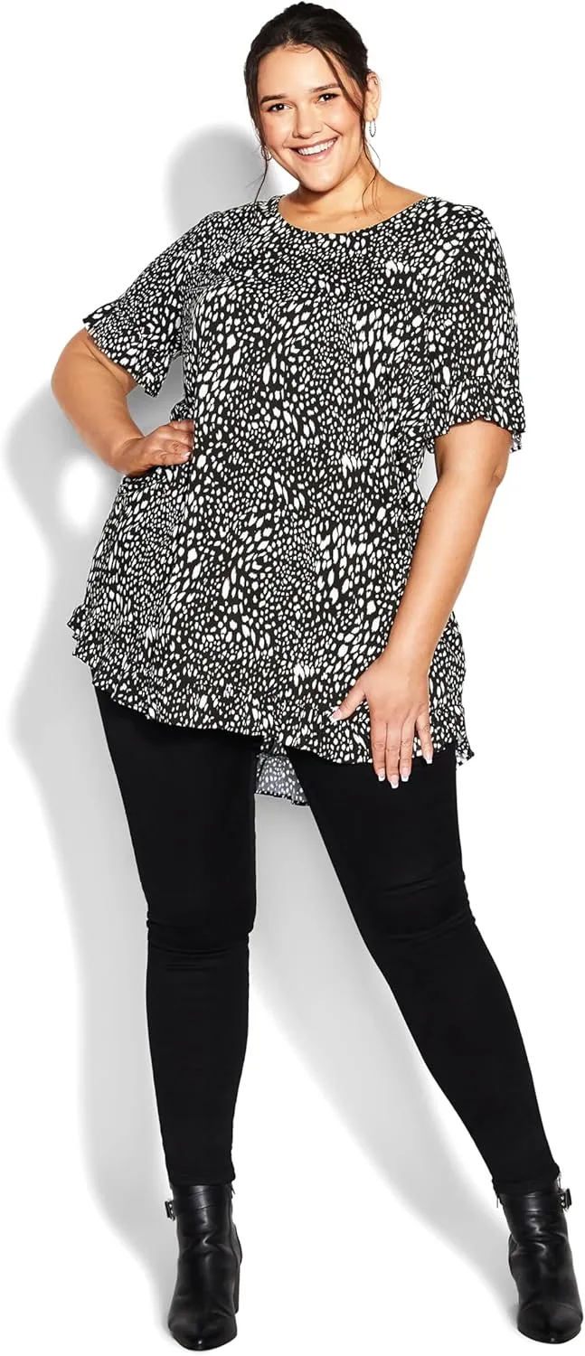Women's Plus Size Tunic Reese Frill