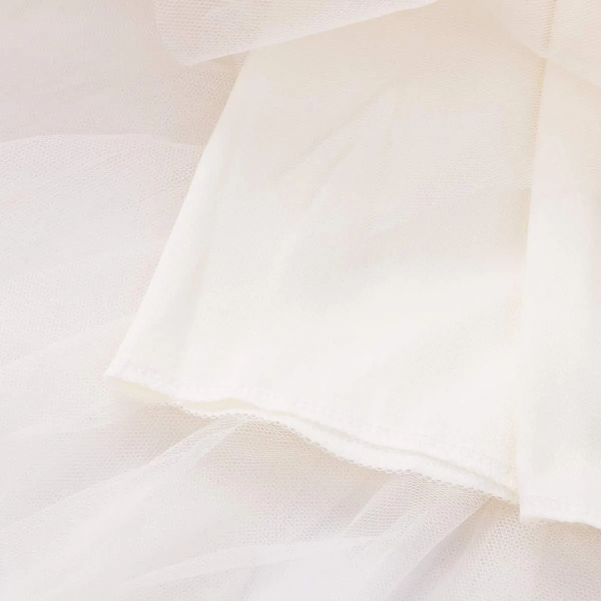 Women's Sheer Tutu Tulle Skirts Mesh Tiered Layered Poofy Fairy Half-Dress Prom Party Midi Skirt Petticoat