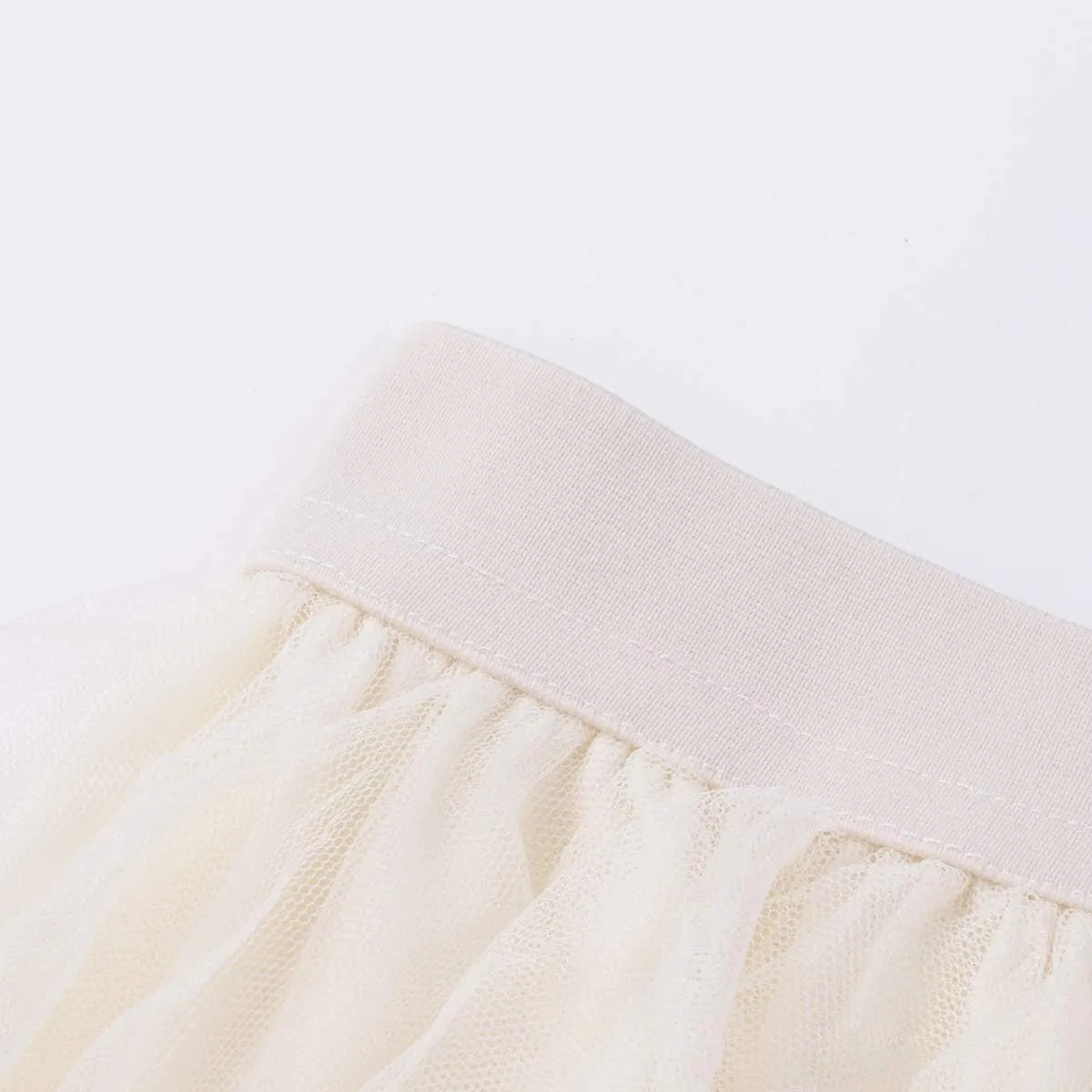 Women's Sheer Tutu Tulle Skirts Mesh Tiered Layered Poofy Fairy Half-Dress Prom Party Midi Skirt Petticoat