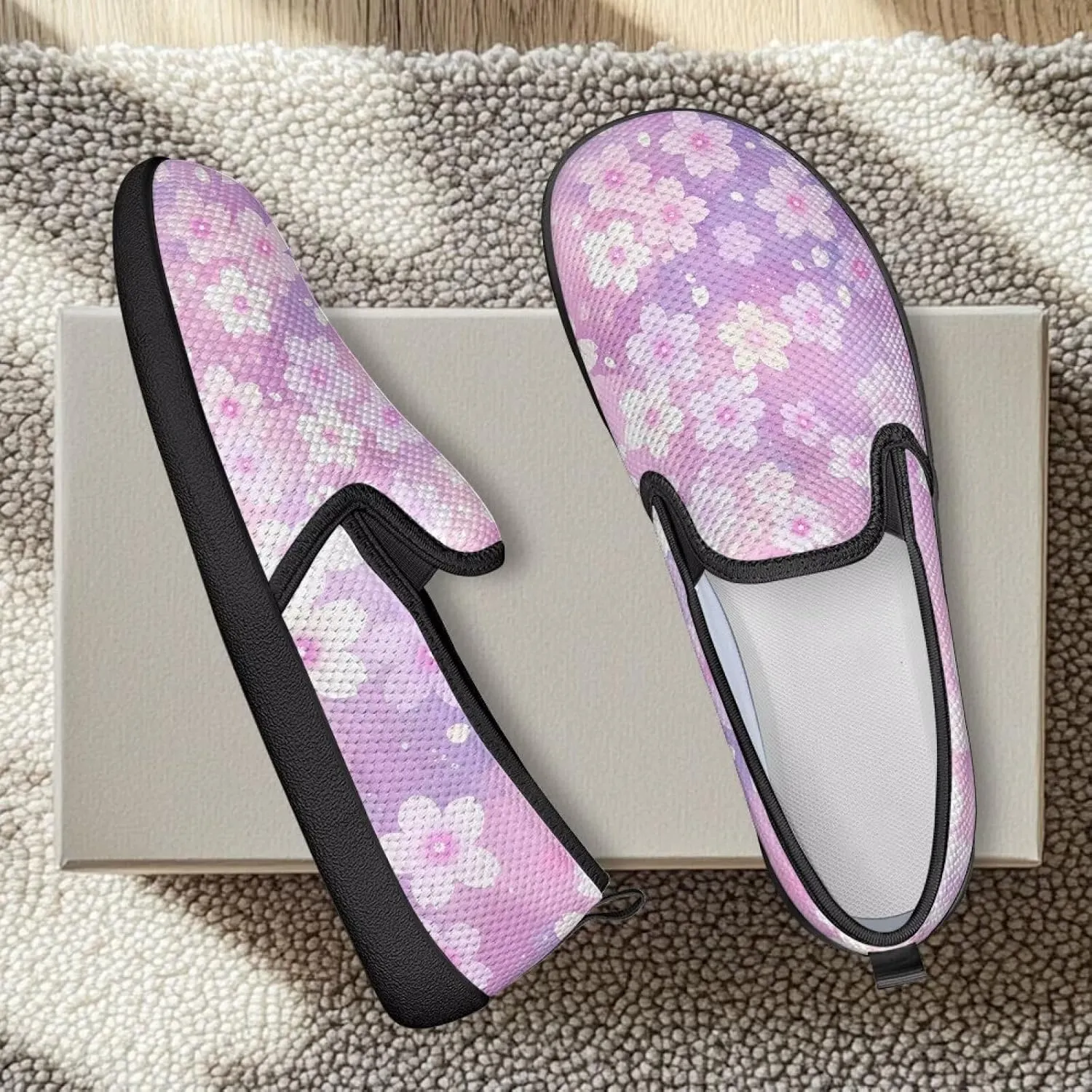 Womens Slip On Flats Shoes Comfortable Round Toe Ballet Shoes Wide Toe Box Breathable Casual Dressy Flats SizeUS 6-11