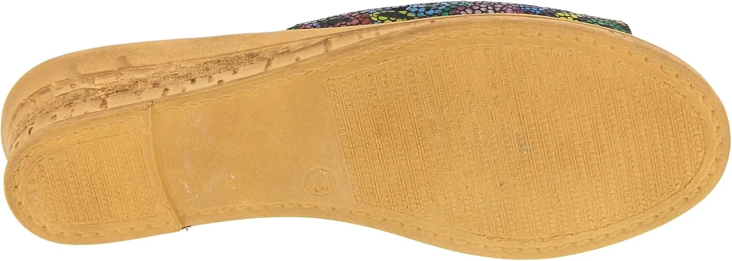 Women's Spring Step ESTELLA Fashion Wedge Slide Sandals