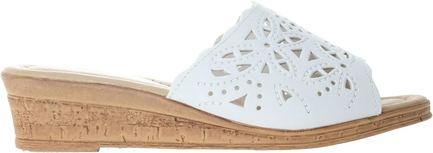 Women's Spring Step ESTELLA Fashion Wedge Slide Sandals