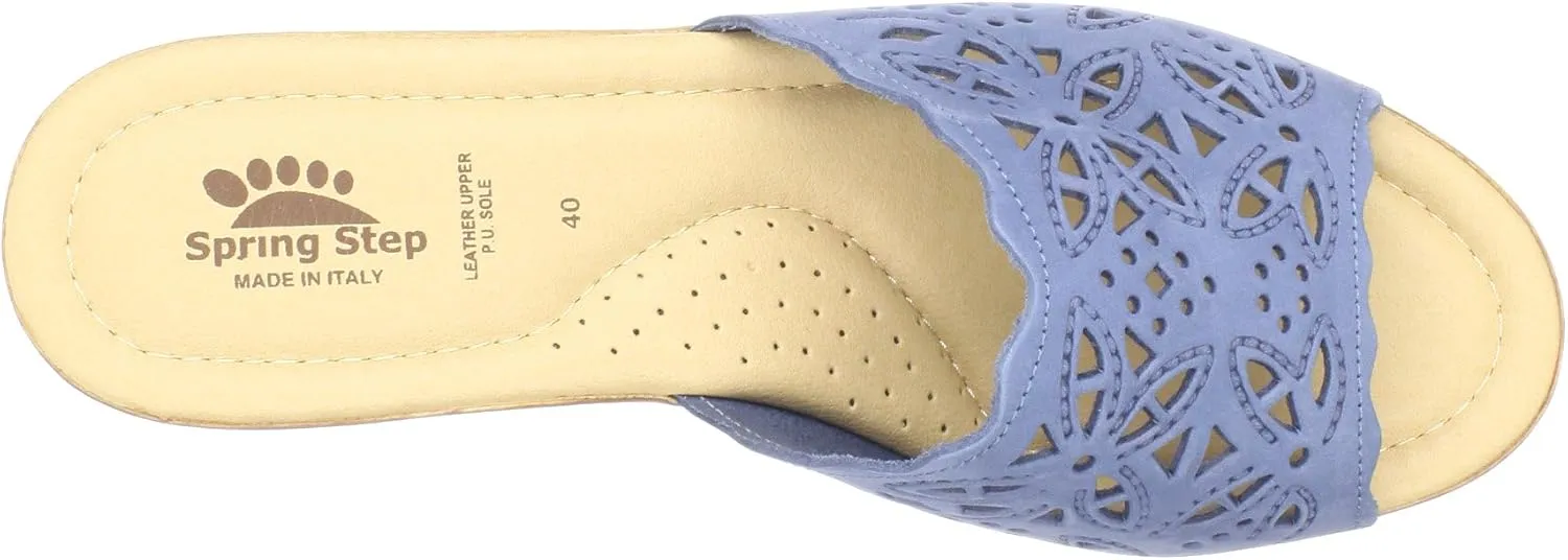 Women's Spring Step ESTELLA Fashion Wedge Slide Sandals