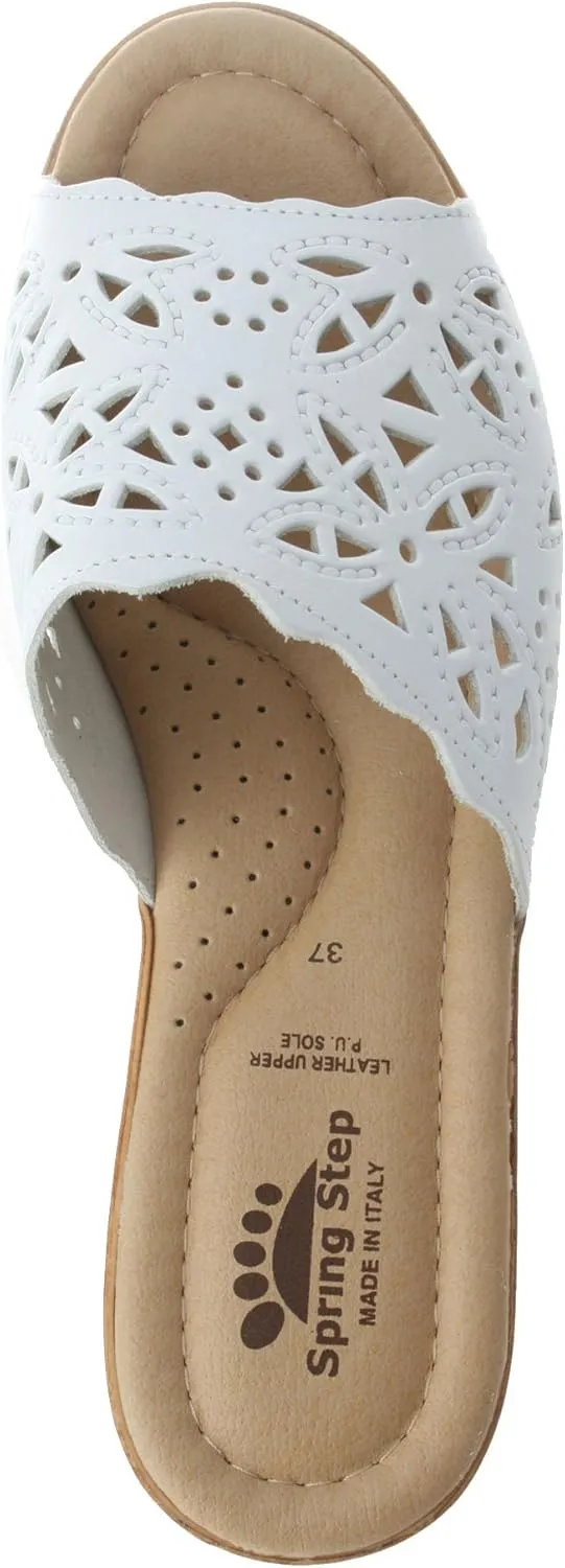 Women's Spring Step ESTELLA Fashion Wedge Slide Sandals
