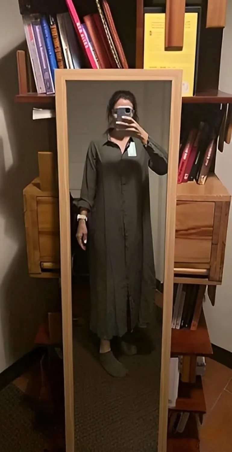 ZOCANIA Womens Button Down Cotton Linen Dress Long Sleeve Shirt Dress with Pockets