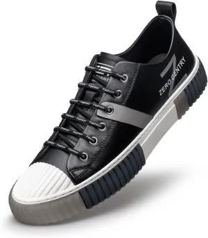 ZRO Men's Leather Sneakers, Casual and Fashion Shoes for Men'S03300